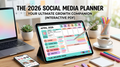 The 2026 Social Media Planner (Interactive PDF)