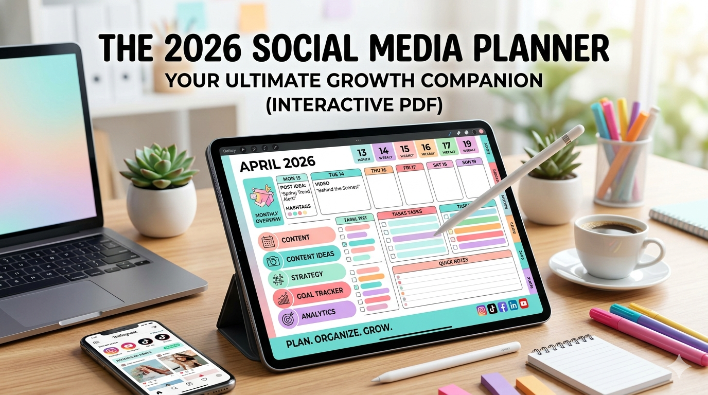 The 2026 Social Media Planner (Interactive PDF)